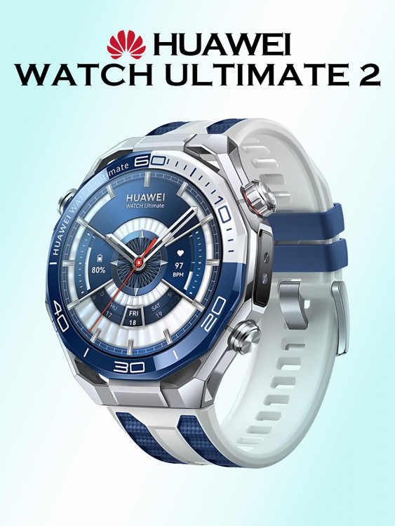 Умные часы HUAWEI Watch Ultimate 2, MCH-AL00, синие