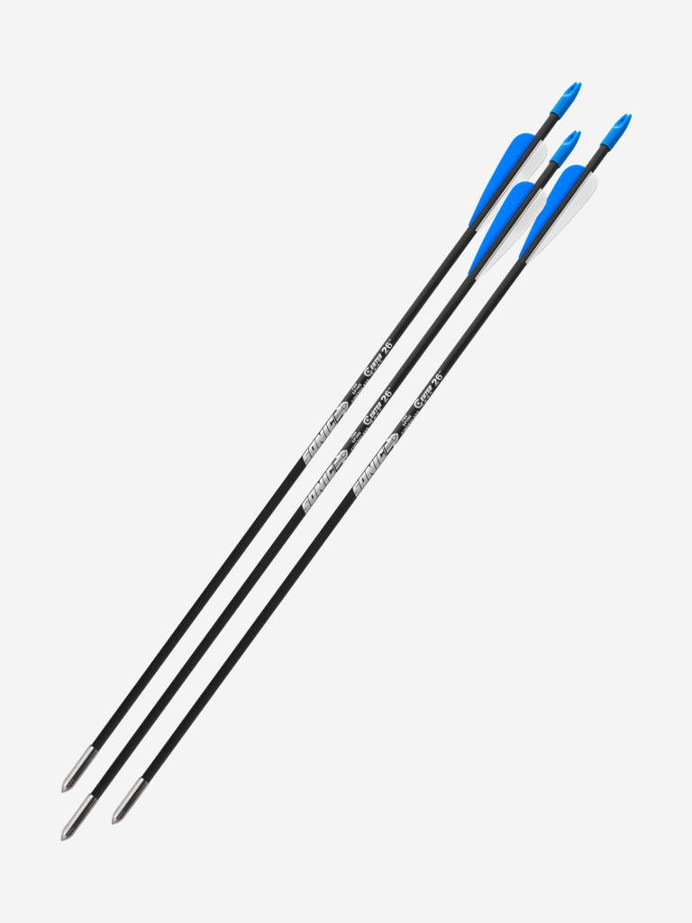 Стрела лучная фибергласс Centershot Sonic 26" оперение Parabolic 3" (12 шт.)
