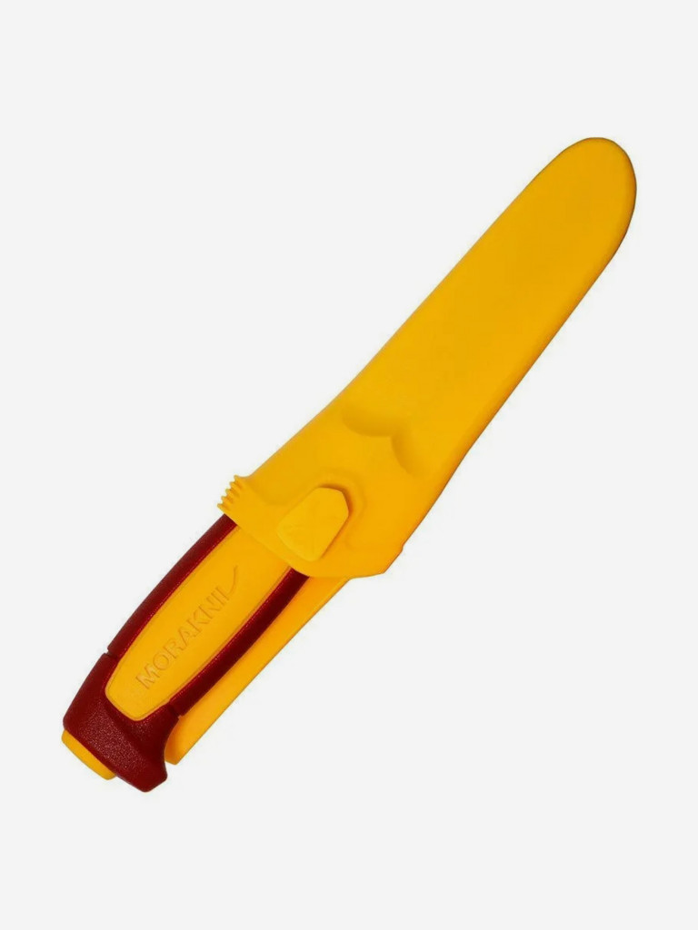 Нож MORAKNIV Basic 511 (C) Yellow/Dala Red, лимитированная серия 2023 г., углеродистая сталь