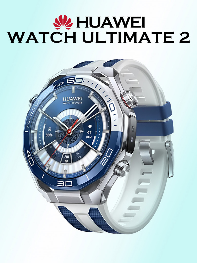 Умные часы HUAWEI Watch Ultimate 2, MCH-AL00, синие
