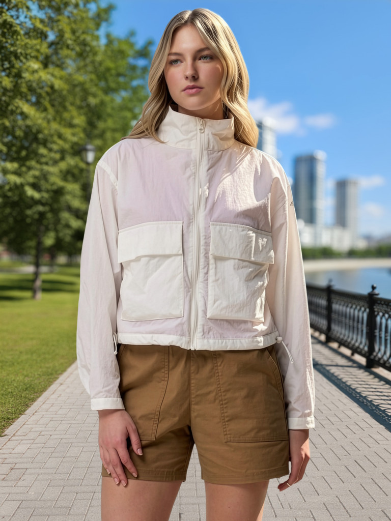 Ветровка женская Columbia Paracutie Cropped Cargo Windbreaker