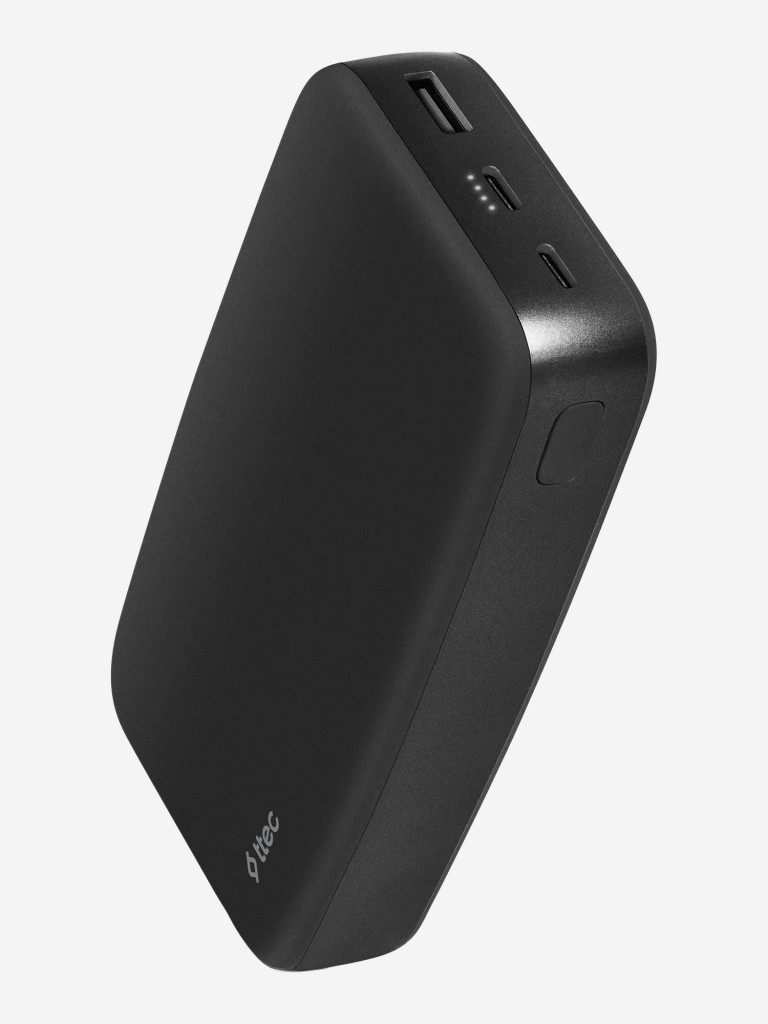 Внешний аккумулятор TTEC ChargeUp Pro 20000mAh PD 20W Powerbank. Цвет: черный