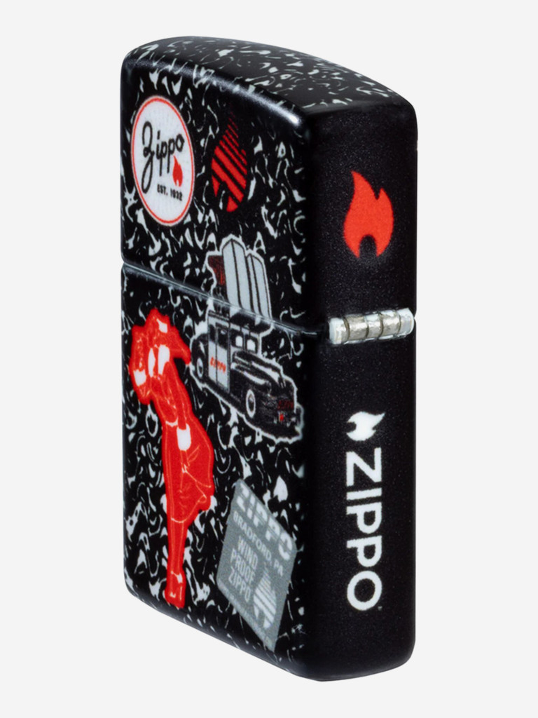 Зажигалка бензиновая ветроустойчивая Zippo Notebook Design 540 Matte