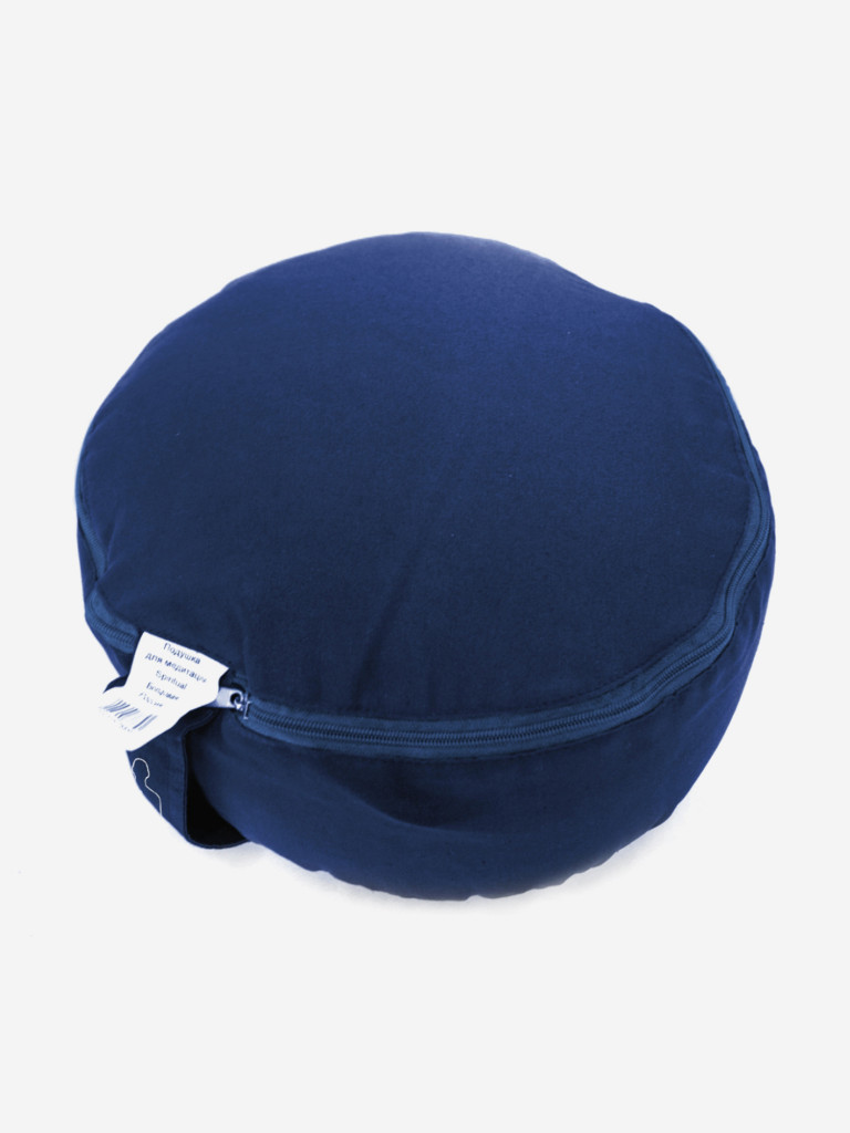 Подушка для медитации RamaYoga Spiritual, синий, размер 33 х 16 см