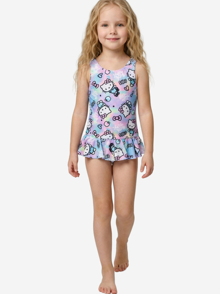 Купальник слитный для девочек PlayToday