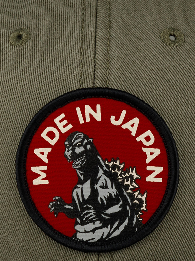 Бейсболка AMERICAN NEEDLE SMU702A-GODZILLA Godzilla Hepcat (оливковый)
