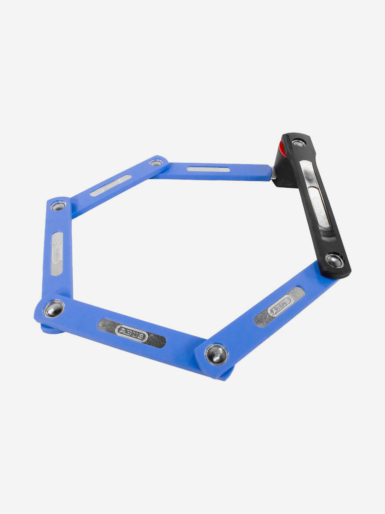 ABUS замок велосипедный унисекс Bordo uGrip 5700/80 синий, складной 80см, под ключ, ур.7