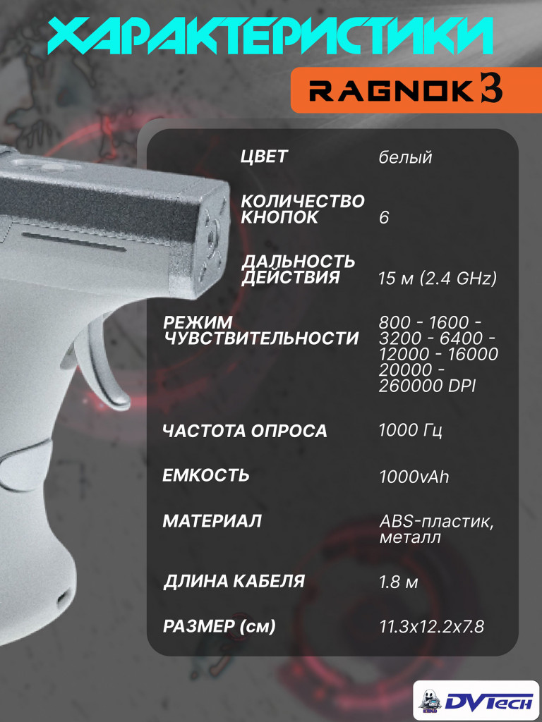 Игровая мышь для шутеров RAGNOK-3