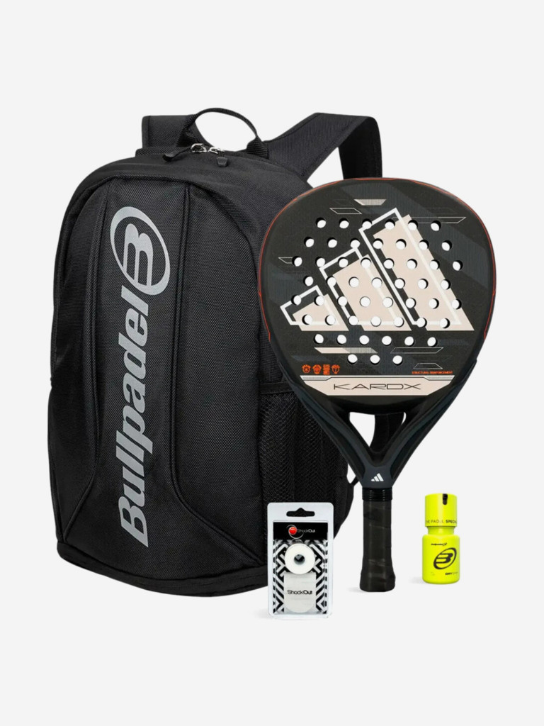 Комплект Adidas Kardex Black Bag Bullpadel Dry grip