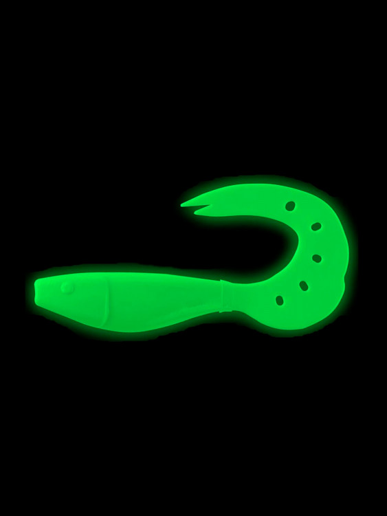 Мягкая приманка Helios Kasandra, 4,29'' / 10,9 см, Phosphorus, 100 шт (HS-34-041-N)