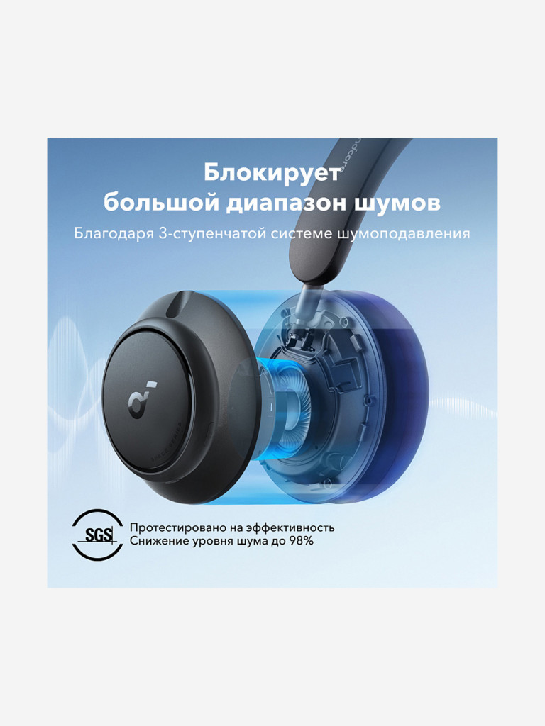 Наушники беспроводные SOUNDCORE Space Q45 A3040 черный
