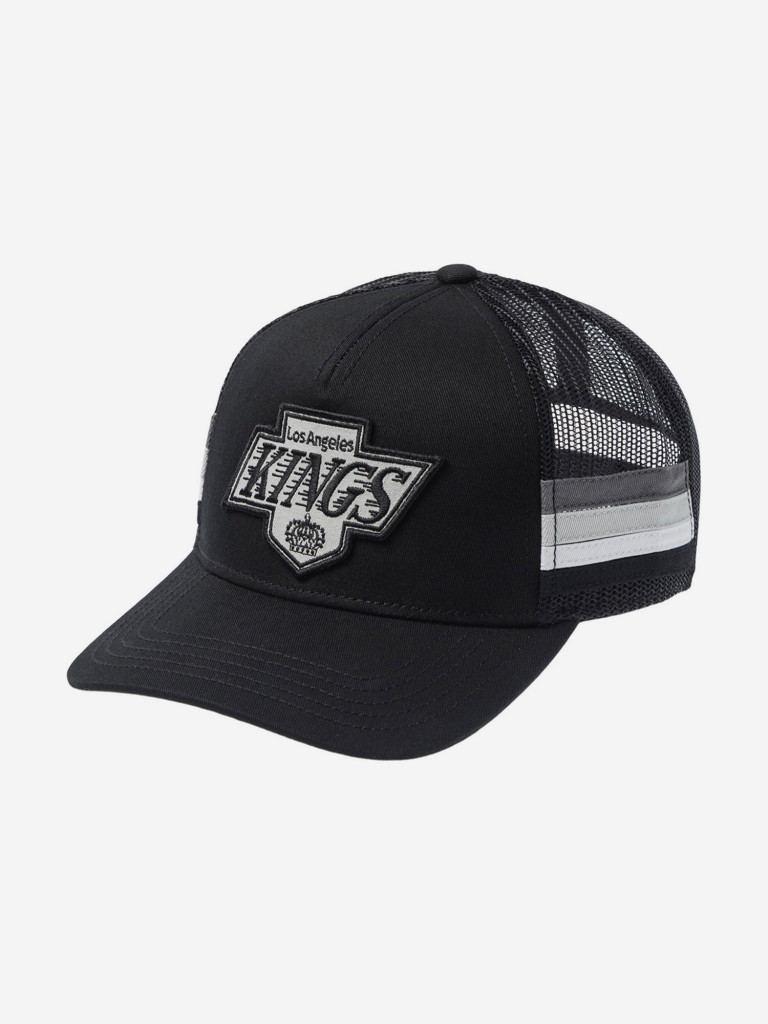 Бейсболка с сеточкой AMERICAN NEEDLE 23018A-LAK Los Angeles Kings Hotfoot NHL (черный)