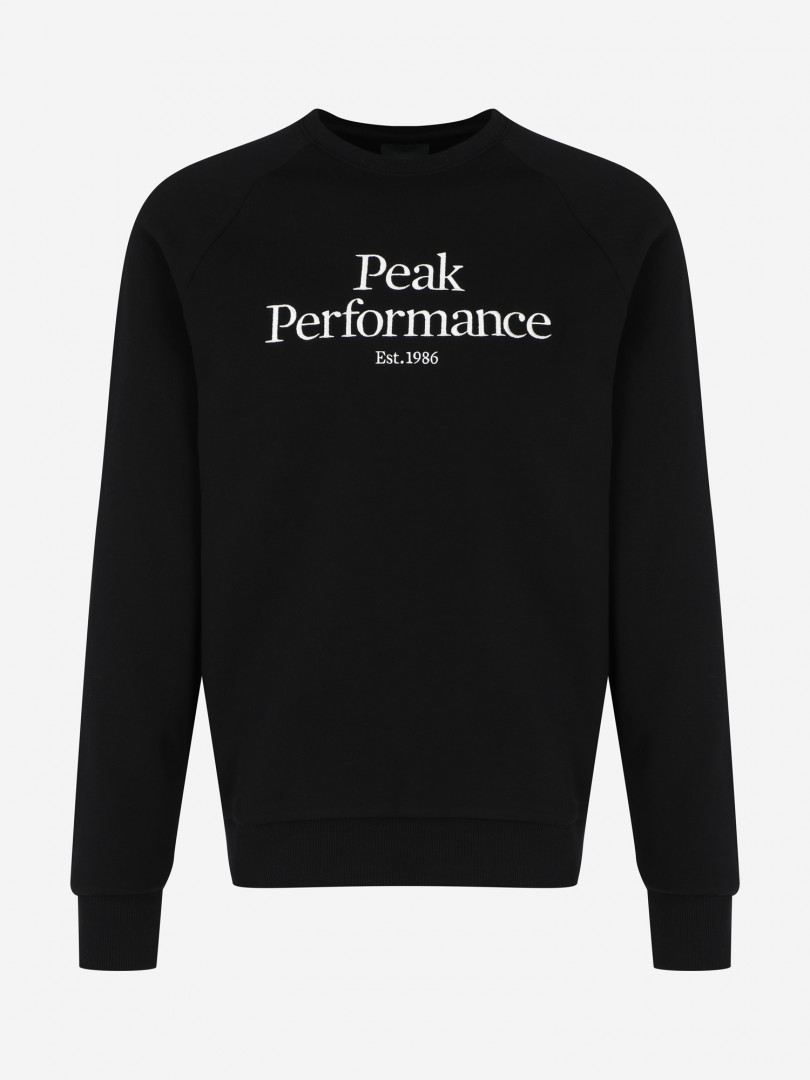 фото Свитшот мужской peak performance original, черный