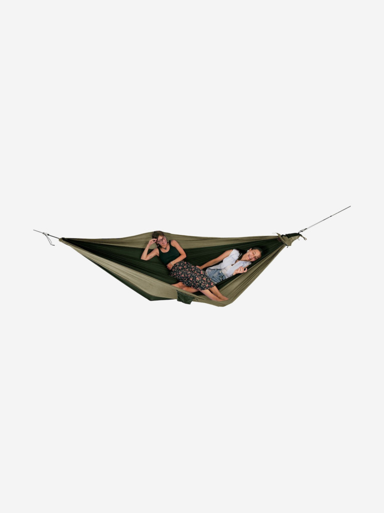 Гамак TICKET TO THE MOON King Size, Army Green/Brown