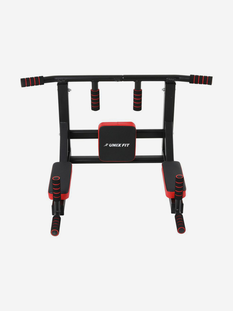 Турник настенный 3 в 1 UNIX Fit PULL UP 200 для домашних тренировок, 2  хвата, нагрузка до 200 кг., длина перекладины 93 см., кольца для крепления,  ...