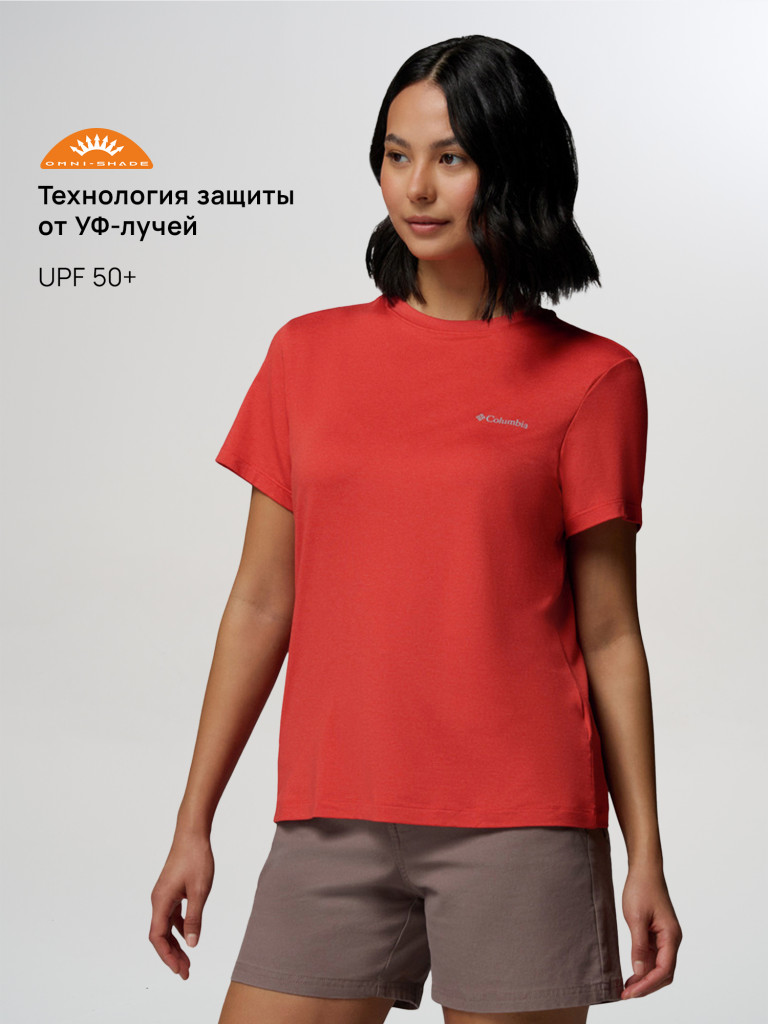 Футболка женская Columbia Parsons Point SS Logo Tee