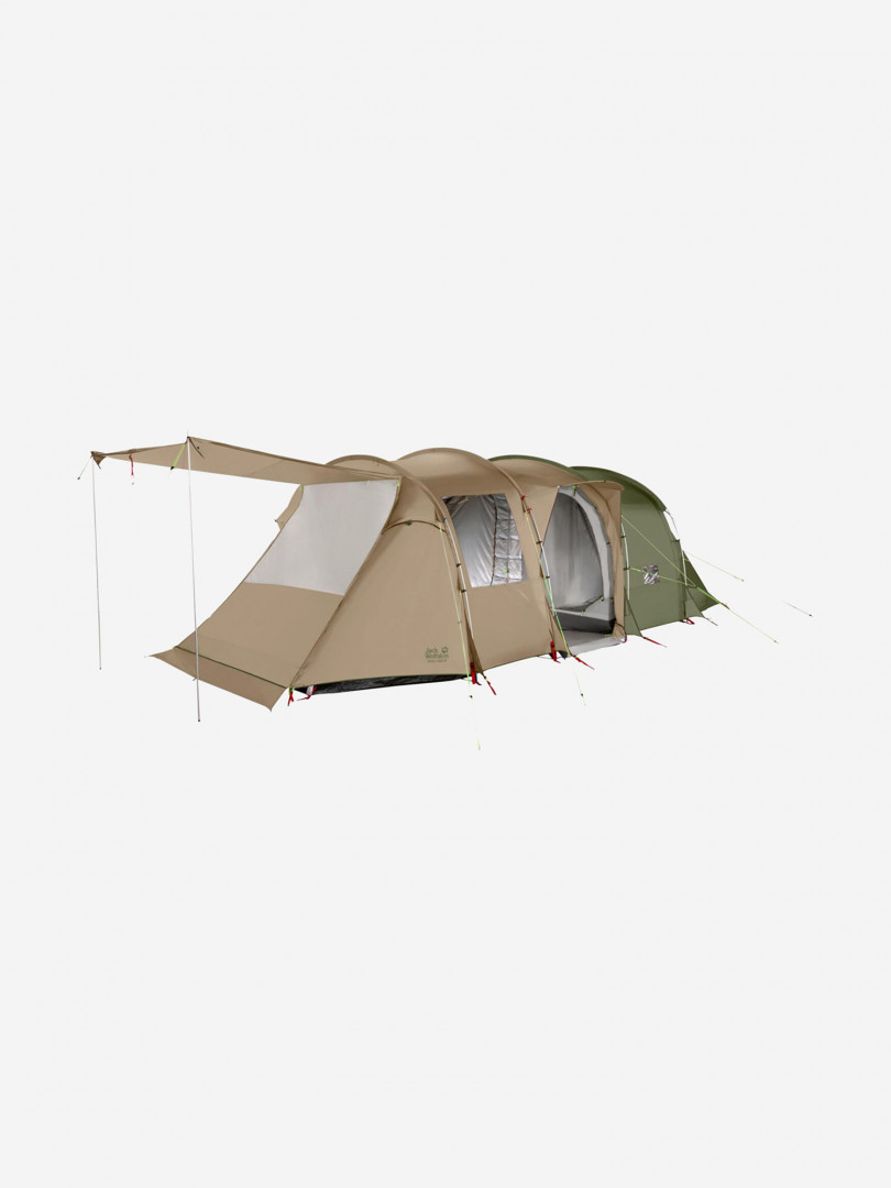фото Палатка 7-местная jack wolfskin travel lodge rt, коричневый