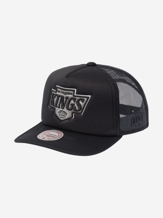 Бейсболка с сеточкой MITCHELL NESS HT11407-LAKBLCK Los Angeles Kings NHL