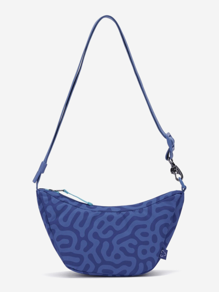 Сумка антивор Pacsafe GO Lunar crossbody, Cerulean Blue, 2,5 л.