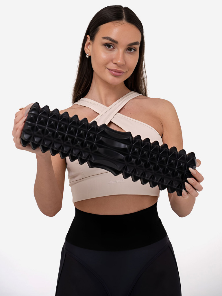 Ролик спортивный для спины и шеи VINP черный