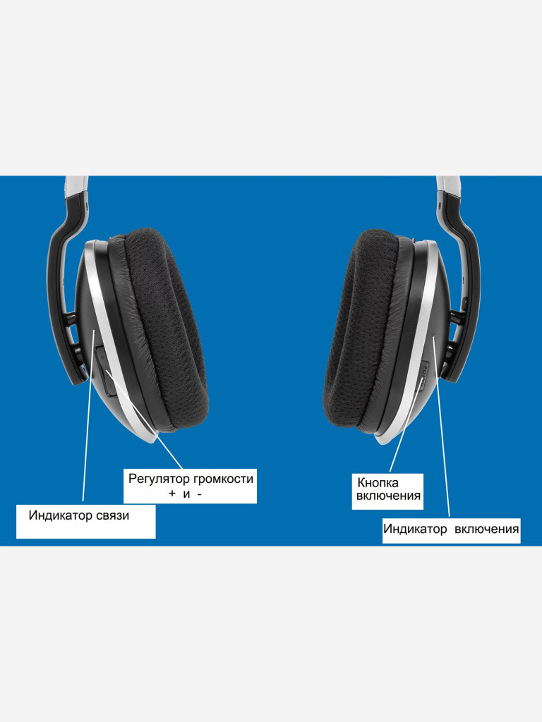 Беспроводные наушники с большой дальностью связи, Германия, Technisat Stereoman 2, 0002/9124