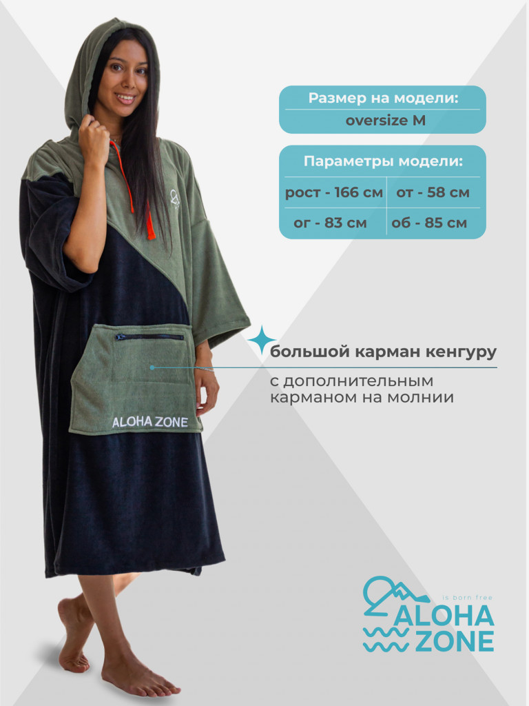 Пончо для серфинга Aloha Zone Surf Cozy