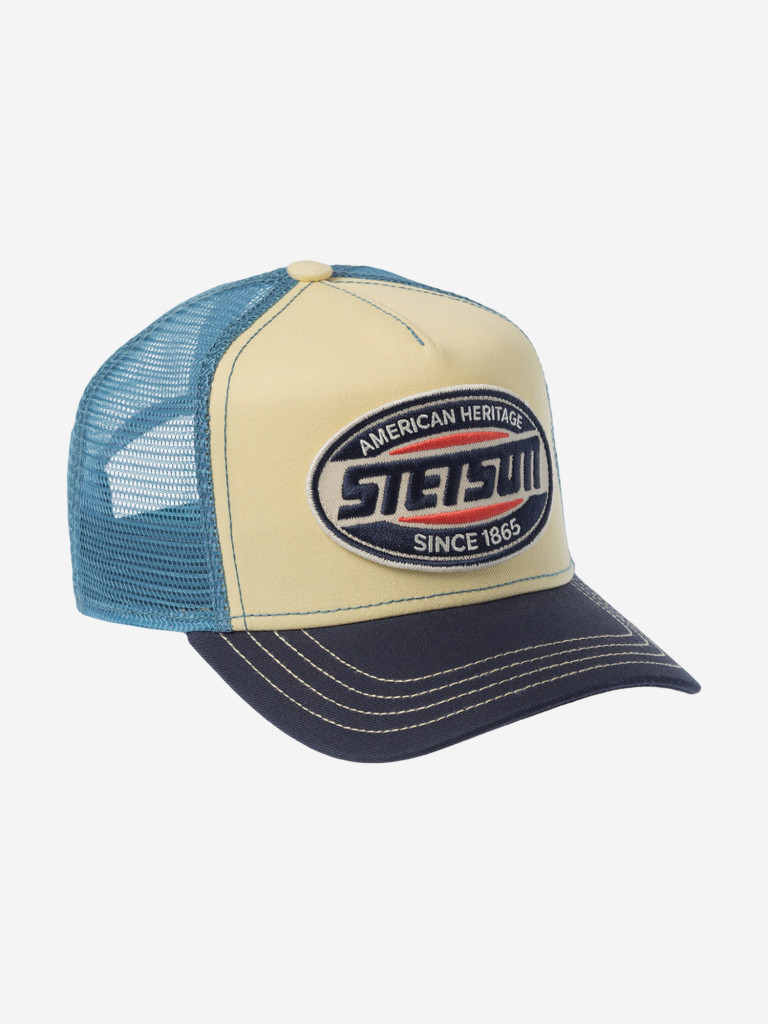 Бейсболка с сеточкой STETSON 7741105K TRUCKER CAP HIGH SPEED (желтый)