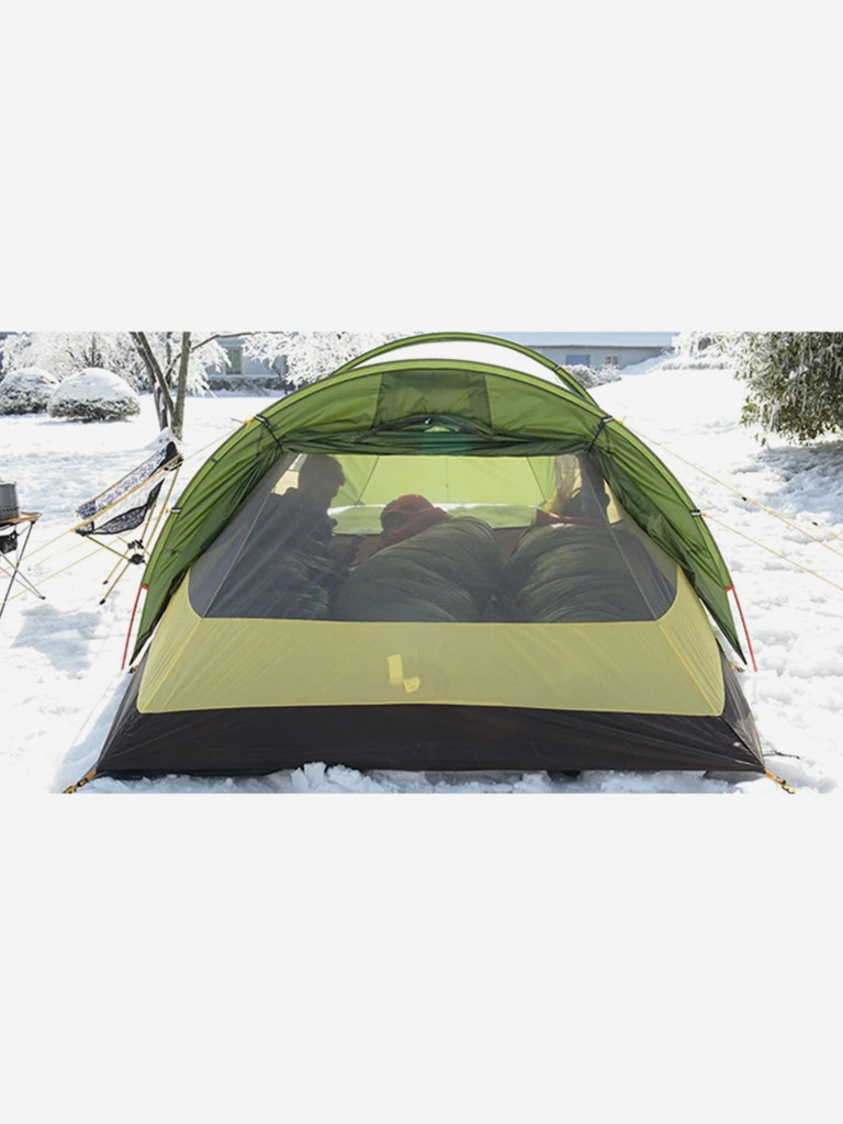 Палатка 3-местная Naturehike Opalus 3, нейлон 20 D, футпринт, зеленая