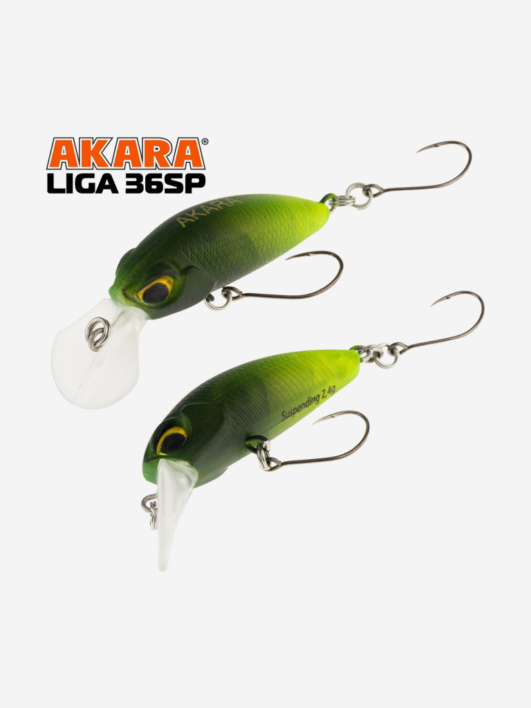 Воблер Akara Liga 36SP минноу суспендер на форель 2,4гр A228