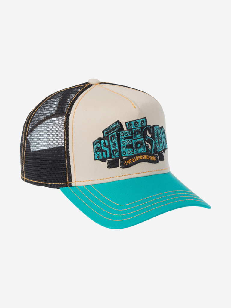 Бейсболка с сеточкой STETSON 7741121 TRUCKER CAP SOUNDBOX (бежевый)