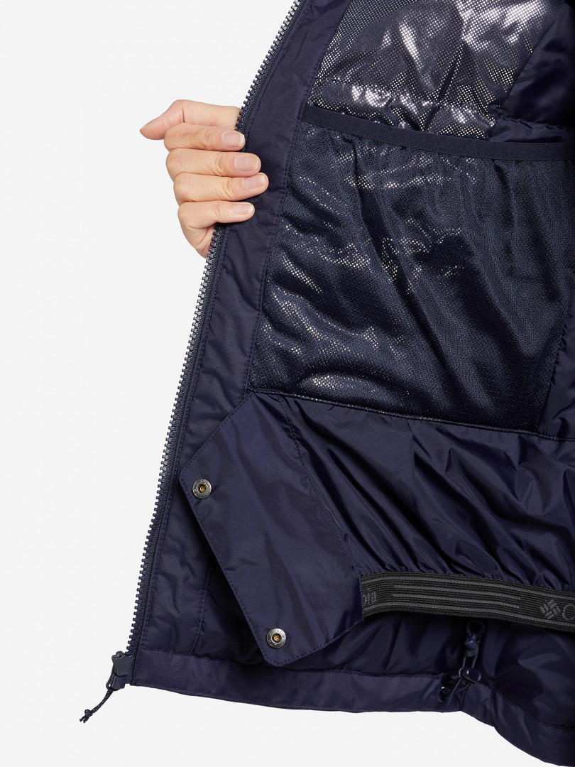 фото Куртка утепленная женская columbia snow shredder jacket, синий