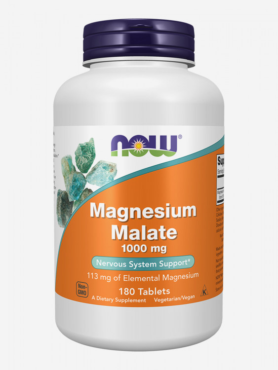 NOW Магния малат, 180 таб