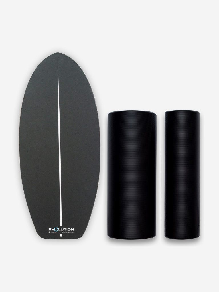 Баланс борд EvolutionONE BLACK SERF + 2 ролика