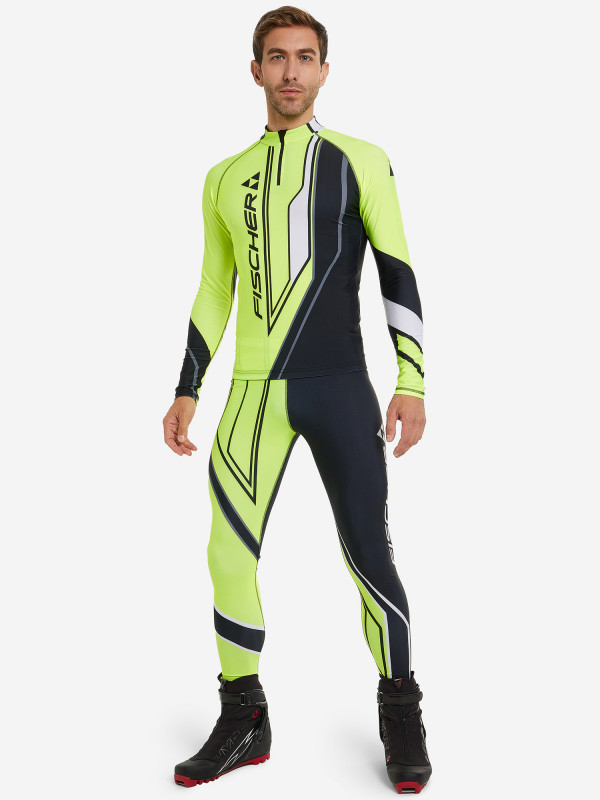 Гоночный костюм мужской Fischer Nordic арт. GR8234 черный/желтый цвет — купить за 14999 руб., отзывы в интернет-магазине Спортмастер