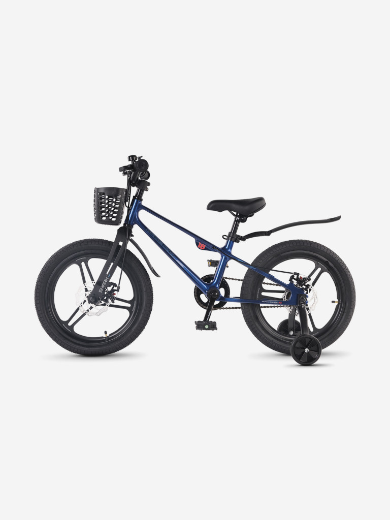 Велосипед Детский Maxiscoo Shark pro 18'' Синий (2026)