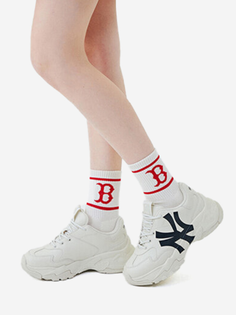 Кроссовки массивные низкие MLB Big Ball Chunky A New York Yankees Сломанный белый