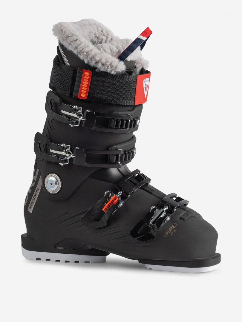 фото Ботинки горнолыжные женские rossignol pure pro 80, черный