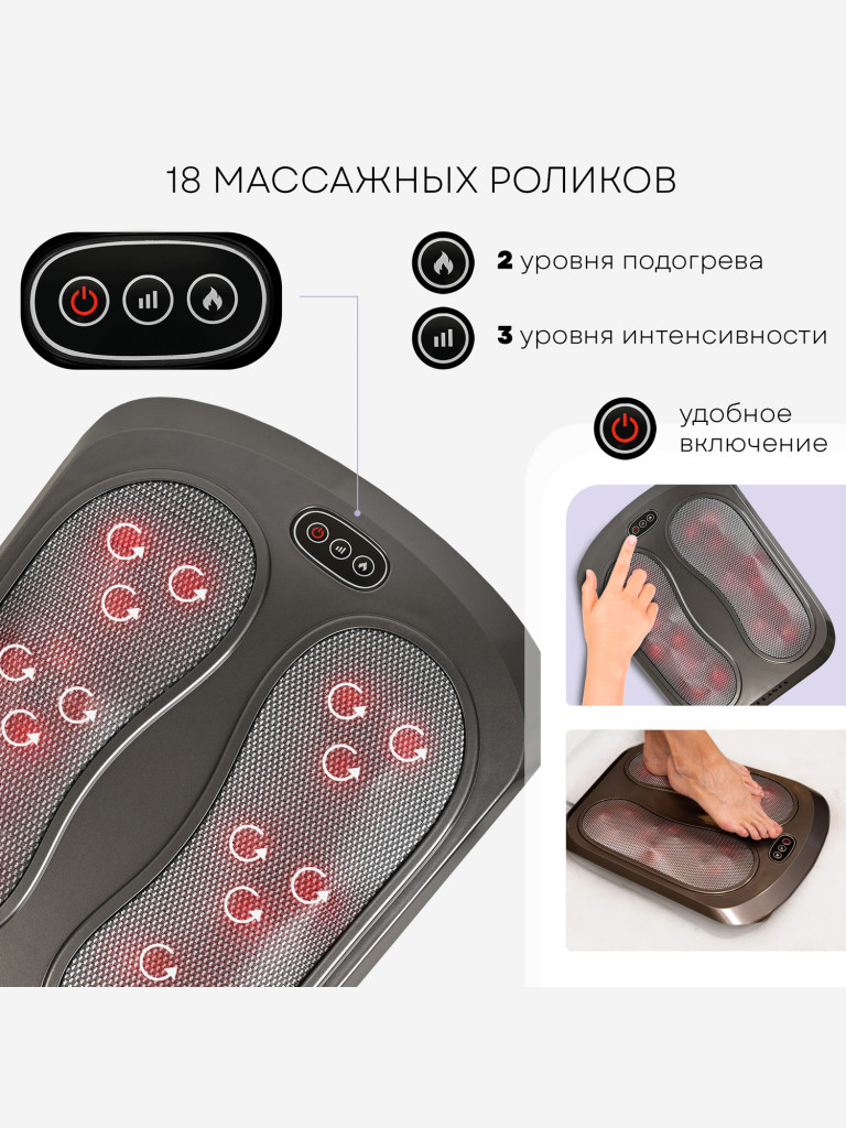 Массажер для ног с подогревом 5 в 1 PLANTA MF-TS5