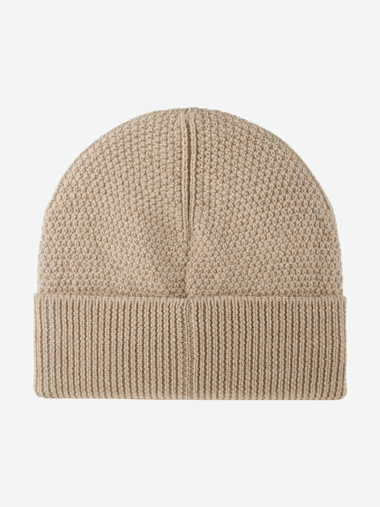 Шапка с отворотом STETSON 8599396 BEANIE MERINO WOOL (бежевый)