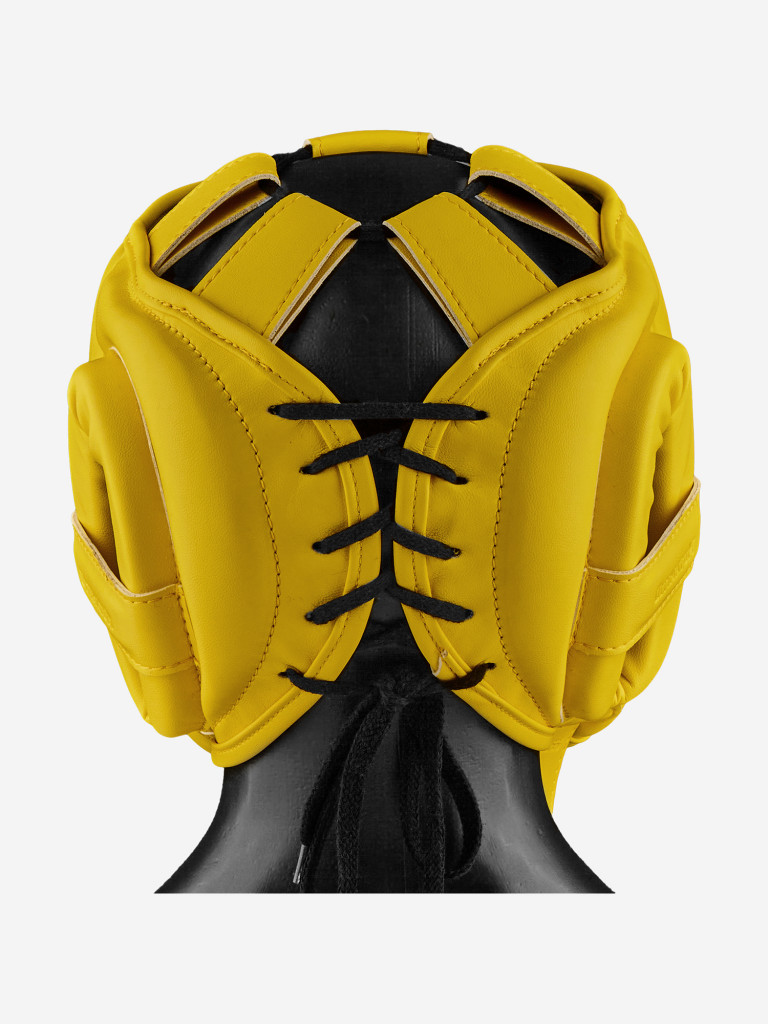 Боксёрский шлем с бампером ULTIMATUM BOXING GEN5FB HTN YELLOW с алькантарой