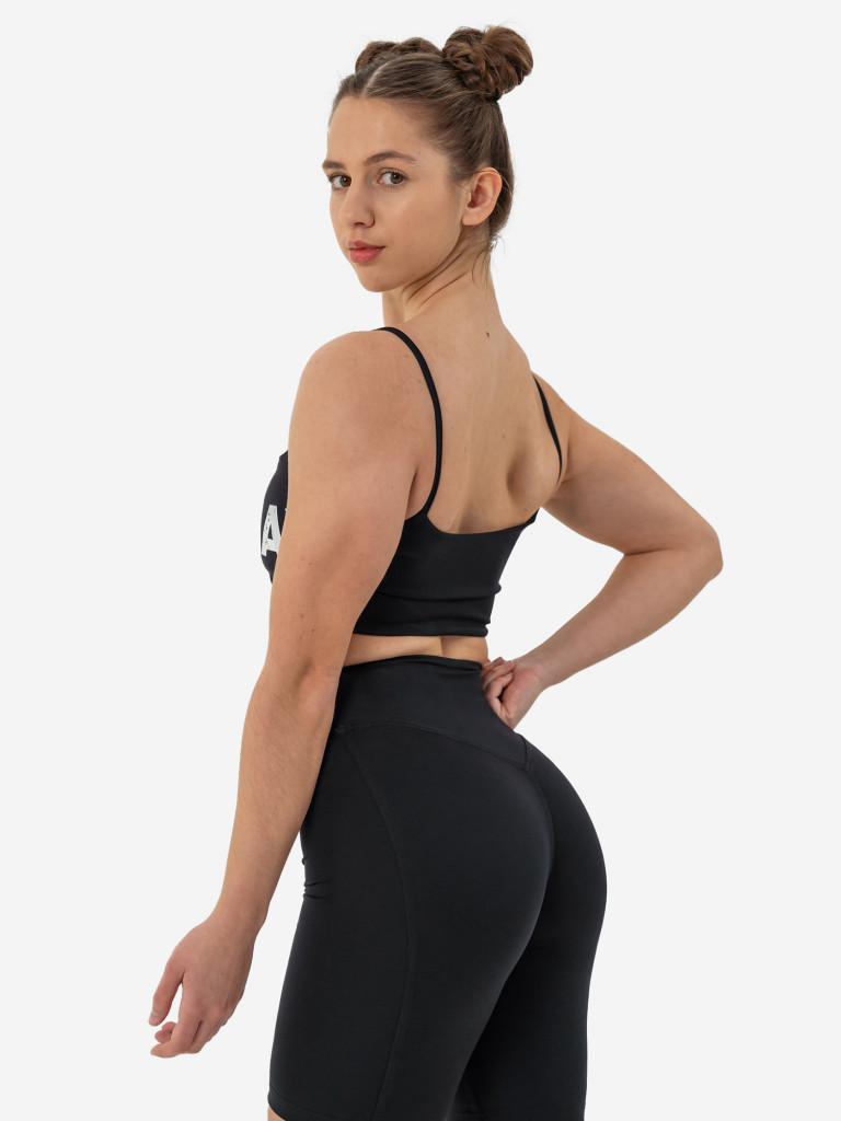 Топ спортивный женский NEBBIA Bandeau bra BACK CHECK 612