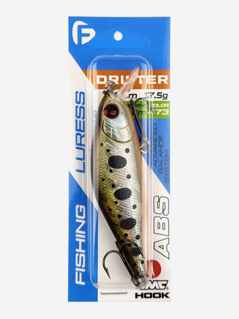 Воблер F-FISHING Drifter 90мм 17.5г 0.5-2.0м 473 Суспендр
