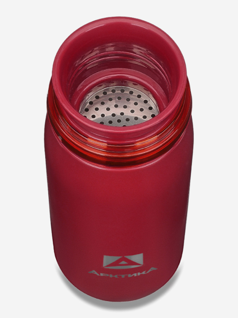 Термокружка Арктика 715 с ситечком 320 мл, красная