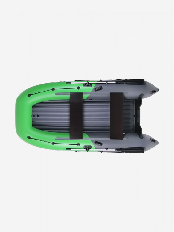 Надувная лодка Boatsman BT350A, графитово-салатовый