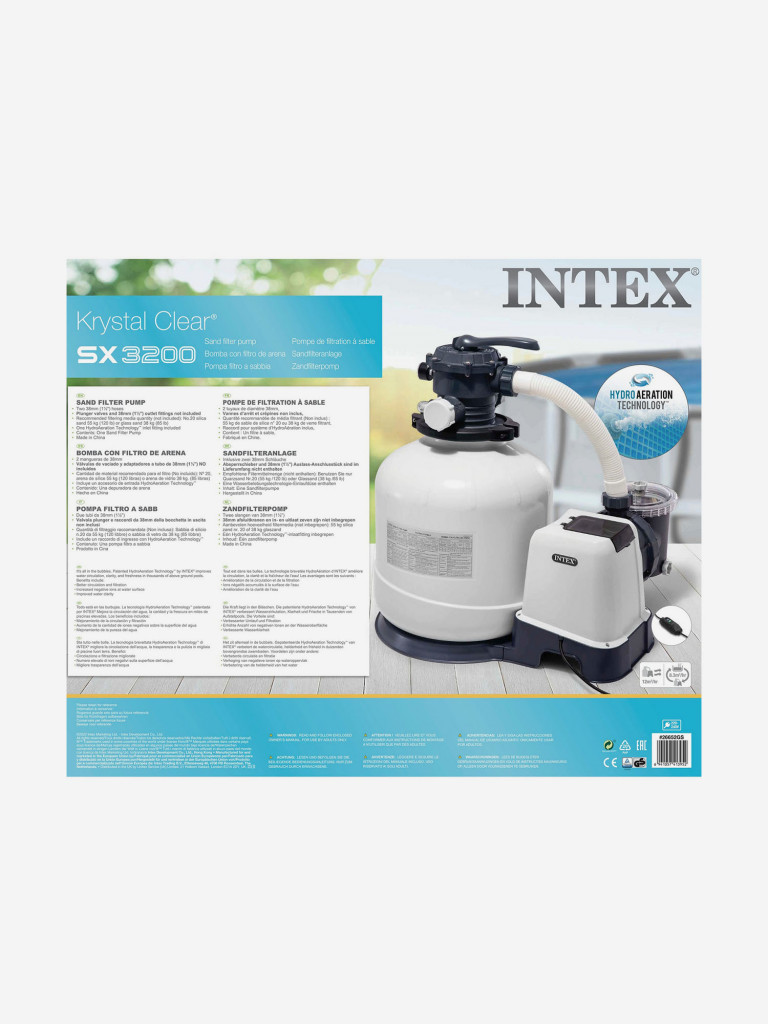 Фильтр-насос песчаный Intex 26652, 9.2м³/ч