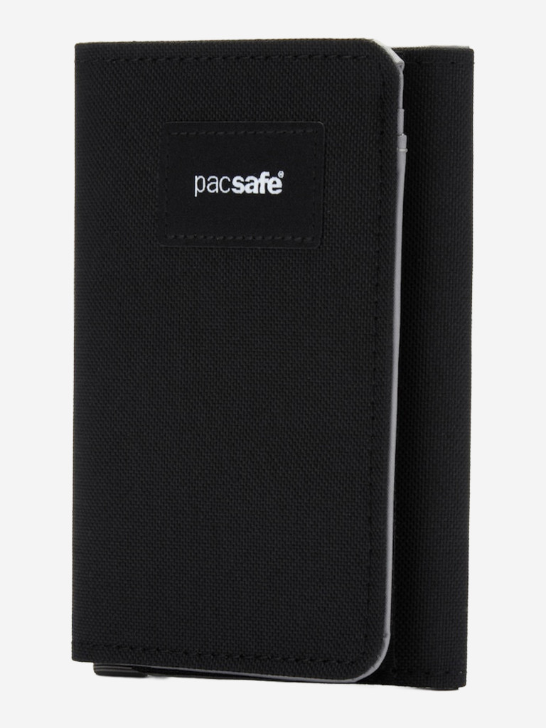 Кошелек антивор Pacsafe RFIDsafe trifold wallet, Black