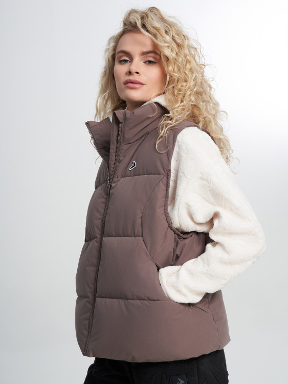 Жилет утепленный женский оверсайз Demix Brand Love Pack