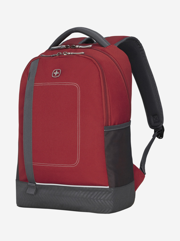 Рюкзак WENGER NEXT Tyon 16", красный/антрацит, переработанный ПЭТ/Полиэстер, 32х18х48 см, 23 л.