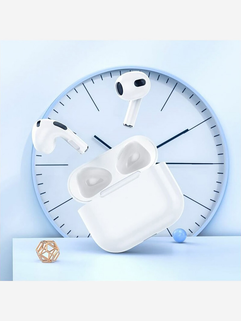 Беспроводные наушники TWS Bluetooth гарнитура HOCO EW43 BT 5.3, вкладыши белый