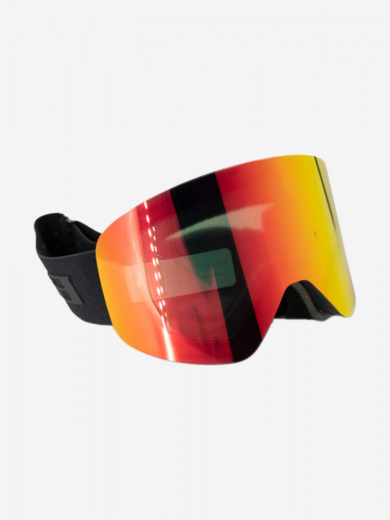 Маска горнолыжная для сноуборда лыж снегоходов EasyRider BLACK/RED